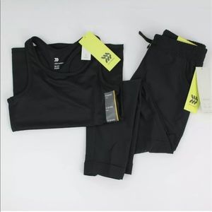 All In Motion Girls Tank Top + Woven Pants Sm 6/6X